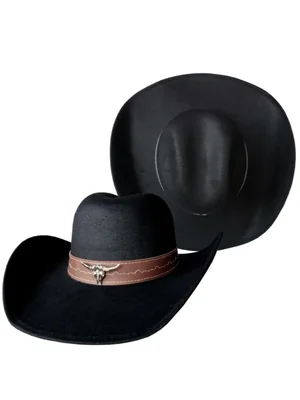 Sombrero Vaquero Texana Chihuahua Dubetina Hombre Mujer Taurino Cowboy Negro L 240