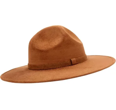 Sombrero 4 Pedradas Gamuza Hípster Hombre Mujer Elegante Boy Scouts Vintage Ocre M Ac