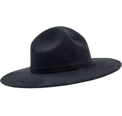 Sombrero 4 Pedradas Gamuza Hípster Hombre Mujer Elegante Boy Scouts Vintage Negro M Ac