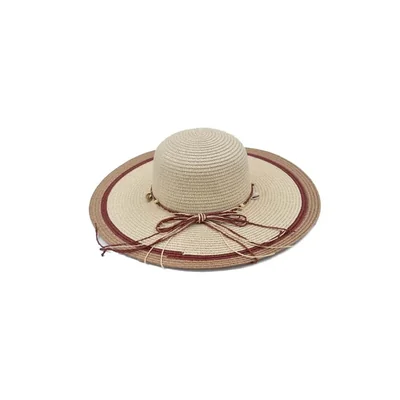 Sombrero para mujer ala media detalle en moño multicolor