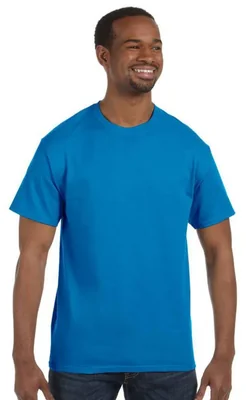 Camiseta Gildan de algodón pesado 150 g zafiro talla L