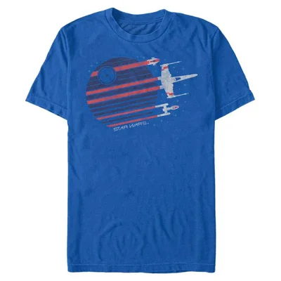 Camiseta STAR WARS Rebel Flyby Graphic para hombre talla XL azul