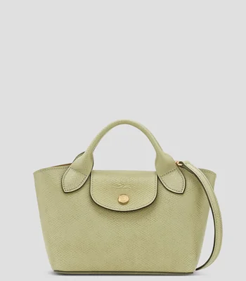 Bolsa crossbody de cuero Epure XS lisa Mujer