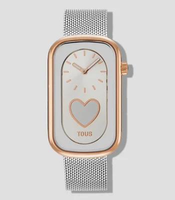 Reloj para Mujer T-Band Club Casual Plateado