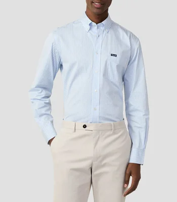 Camisa a Rayas Manga Larga Hombre