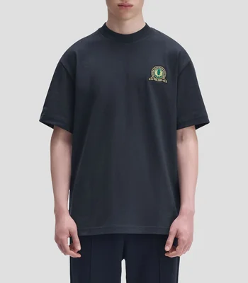 Playera cuello redondo manga corta lisa Hombre
