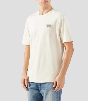 Playera cuello redondo manga corta lisa Hombre