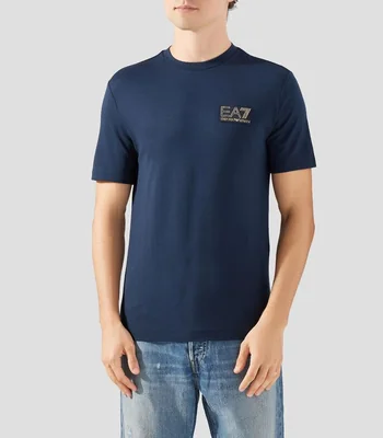 Playera cuello redondo manga corta lisa Hombre