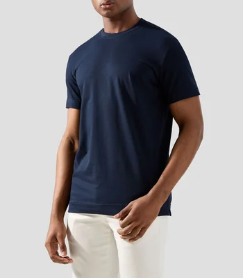 Playera cuello redondo manga corta lisa Hombre
