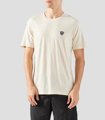 Playera cuello redondo manga corta lisa Hombre