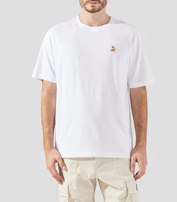 Playera cuello redondo manga corta lisa Hombre
