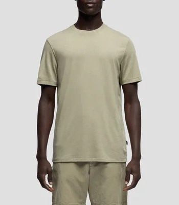 Playera cuello redondo manga corta lisa Hombre