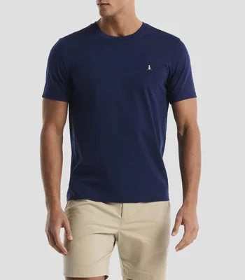 Playera cuello redondo manga corta lisa Hombre