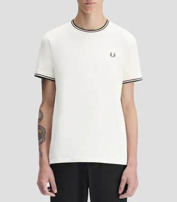 Playera cuello redondo manga corta lisa Hombre