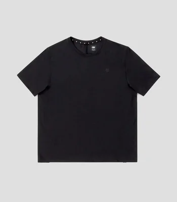 Playera para correr cuello redondo manga corta microdiseño Hombre