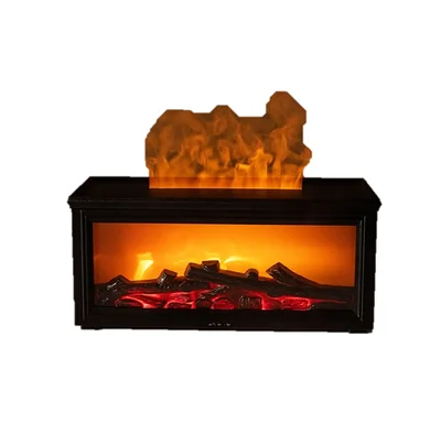 Humidificador eléctrico para escritorio diseño chimenea
