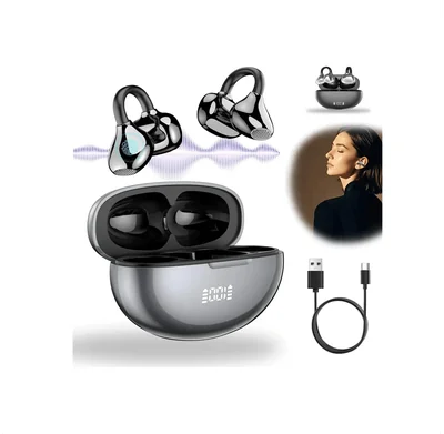 Audífonos Yxg-30 Bluetooth Batería Pantalla Cancelación Ruido Negro