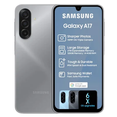 Celular Samsung A17 128GB 4RAM COLOR GRIS LIBRE
