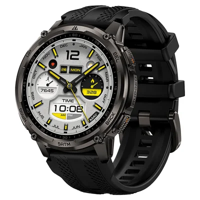 Smartwatch Kospet TANK T4C Negro AMOLED 1.5" GPS Bluetooth Llamadas Linterna LED 5 ATM IP69K