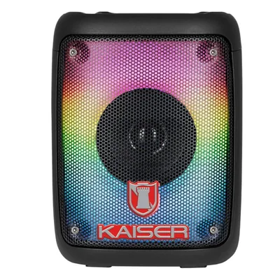 Bocina Bluetooth Recargable de 3" Luz Tipo Flama, USB, Micro SD, FM, A