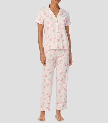 Conjunto de pijama Lauren de manga corta y pantalón largo Mujer