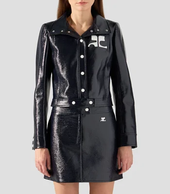Chamarra biker Reedition liso Mujer