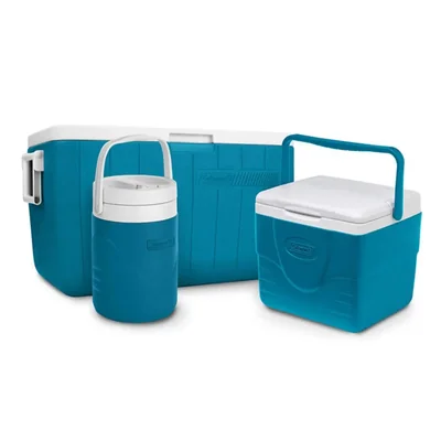 Coleman 2199113 Combo De Hieleras 45 L, 8.5 L Y 3.8 L, Azul