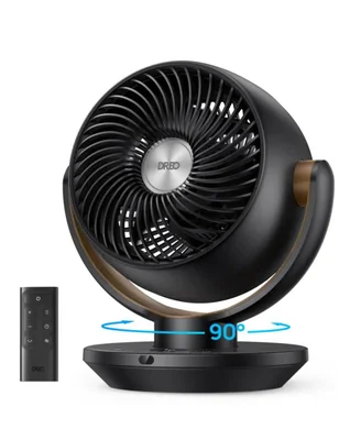 Dreo Ventilador para recámara, ventilador de circulación de aire de co