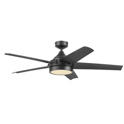 Coolfan Ventilador de Techo Luz LED 52 Pulgadas, Apto para exteriores