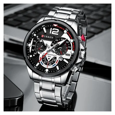 Reloj Curren KREd331901 Plateado Hombre