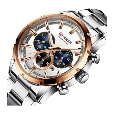 Reloj Curren KREc762002 Plateado Hombre