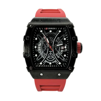 Reloj Curren KREd8003 Rojo Hombre