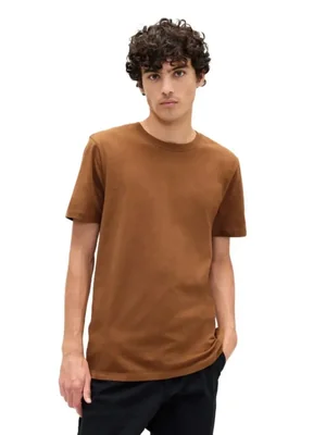 Camiseta GAP Everyday Soft Cuello Redondo para Hombre Rich Ginger Talla M