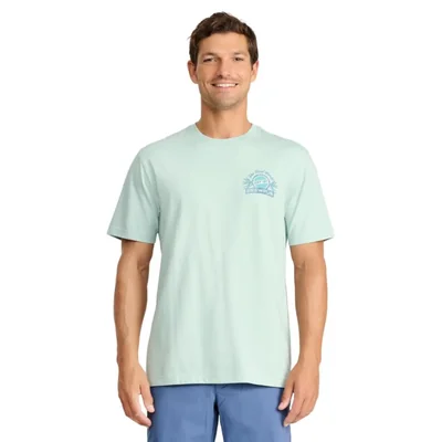 Camiseta IZOD Saltwater Graphic de manga corta para hombre Harbor Gray