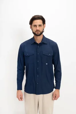 Camisa Nomad Hardwear para Hombre Manga Larga Outdoor Verde Ropa Resistente