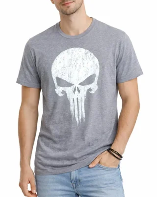 Player aMarvel Punisher gris para hombre