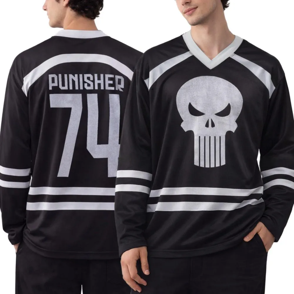 Playera Marvel Punisher negro para hombre