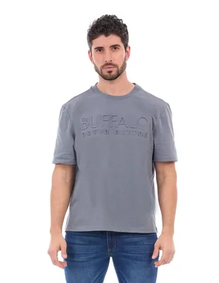 PLAYERA BUFFALO DAVID BITTON EMBOSSED GRIS