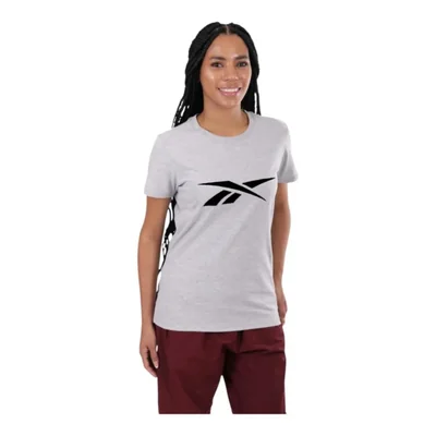 PLAYERA REEBOK MUJER T-SHIRT GRIS TS0117