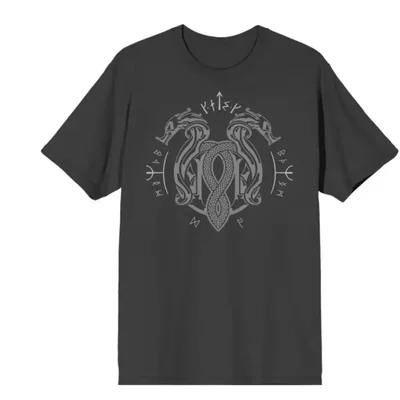 Playera de algodón God Of War color negra talla Chica