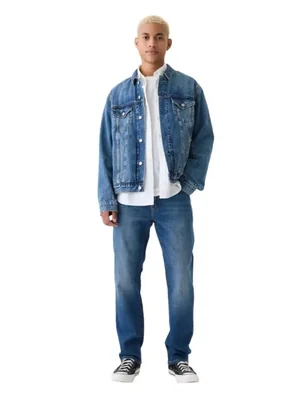 Vaqueros GAP para hombre corte recto lavado medio V2 31W x 30L