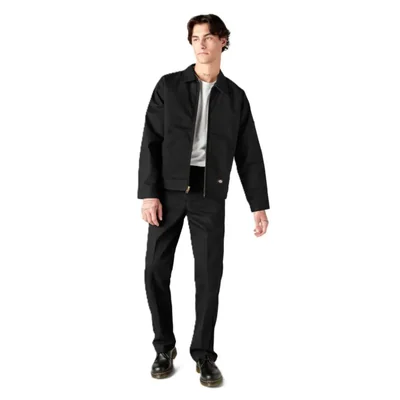 Chaqueta Dickies Unlined Eisenhower BLACK para hombre 3X Regular