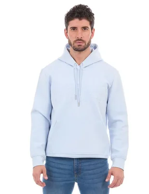 EMBOSSED HOODIE BUFFALO DAVID BITTON AZUL CIELO