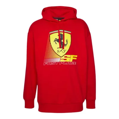 SUDADERA PUMA HOMBRE FERRARI RACE COLORED HOODIE ROJO 62223302