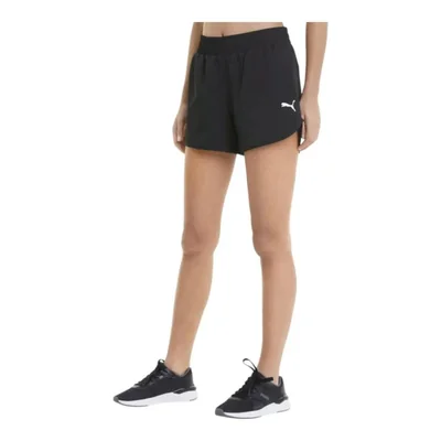 Short PUMA Mujer 58686201 NEGRO ACTIVE 4 WOVEN SHORTS
