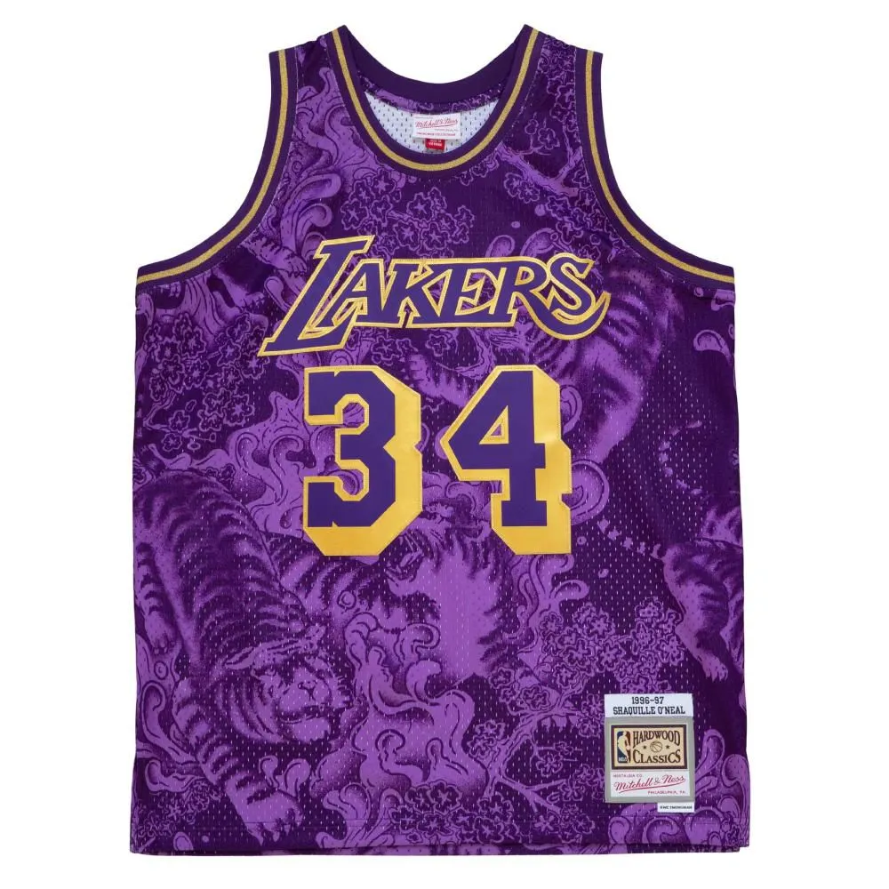Jersey Mitchell & Ness Angeles Lakers CNY 4.0 Swingman #MEDIANA TFSM1248
