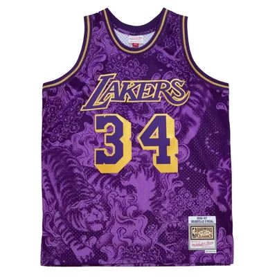 Jersey Mitchell & Ness Angeles Lakers CNY 4.0 Swingman #MEDIANA TFSM1248