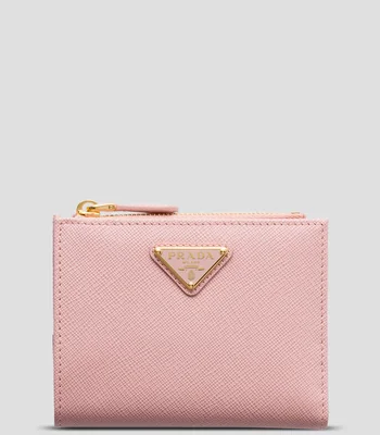 Cartera en Piel lisa pequeña Mujer