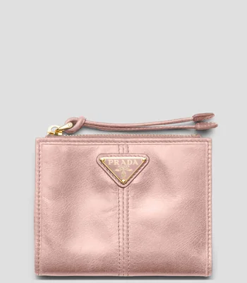 Cartera en piel con detalle texturizado Mujer