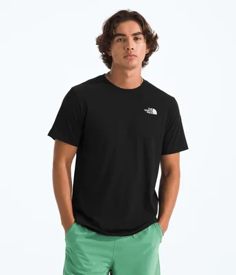 Playera Never Stop Postcard Manga Corta Hombre
